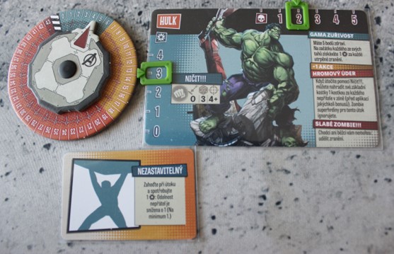 Hulk - herní komponenty