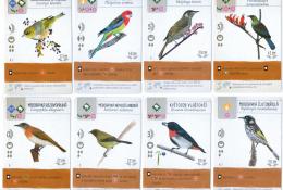 ukázka karet ptáků s novými efekty a využitím nektaru