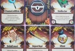 Hrdinové hlubokého hvozdu - Ukázka karet předmětů 1