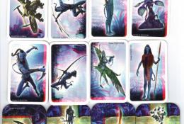 Ukázky kartiček z varianty hry Avatar (3D)