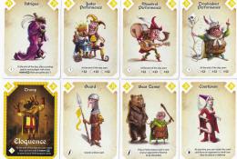 ukázka žlutých "hradních" karet